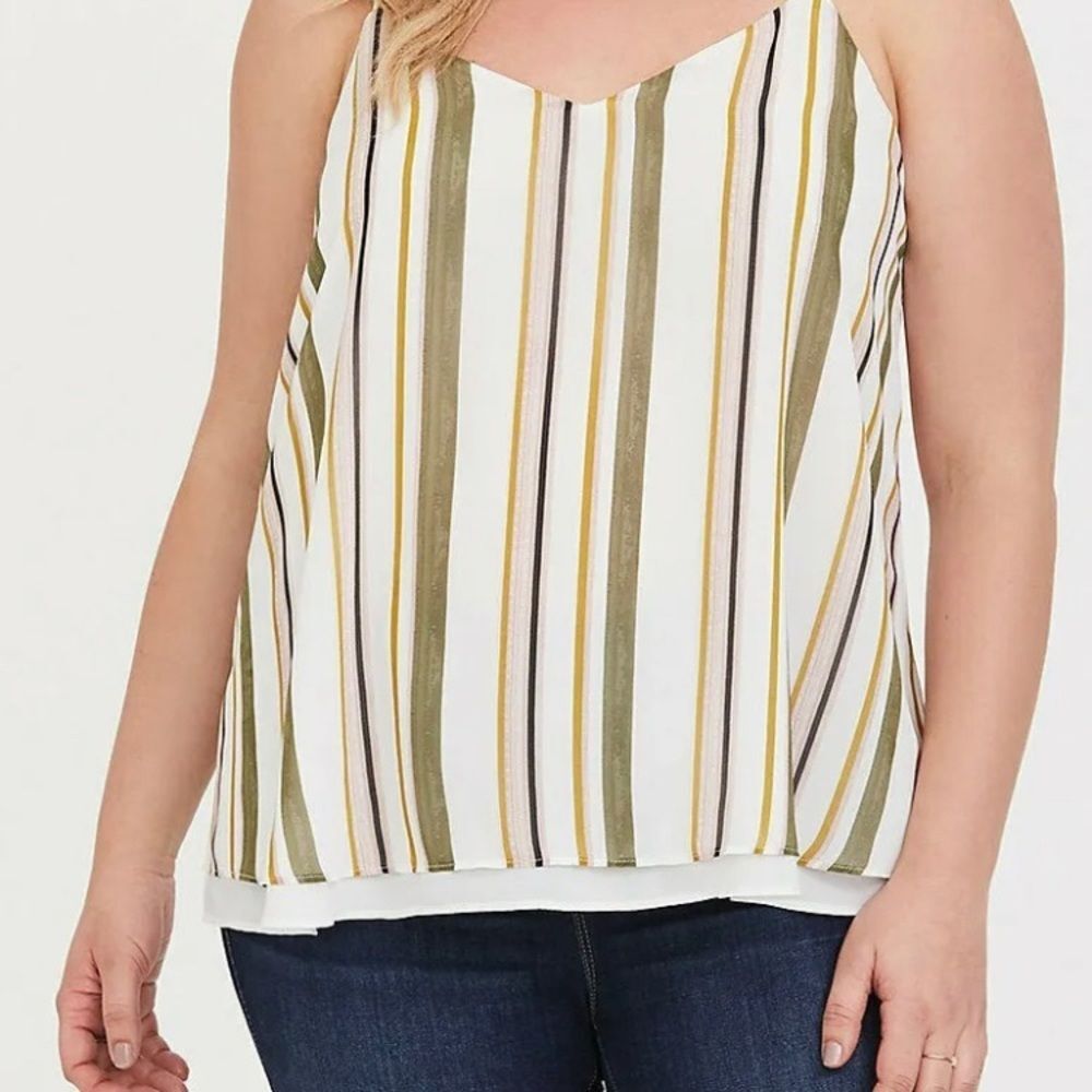 Torrid Sophie Chiffon Double Layer Swing Cami Siz… - image 2